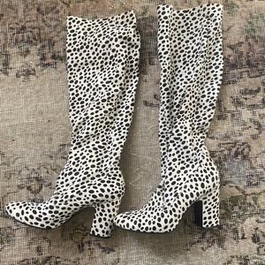 AGL Tall Calf Hair Boots